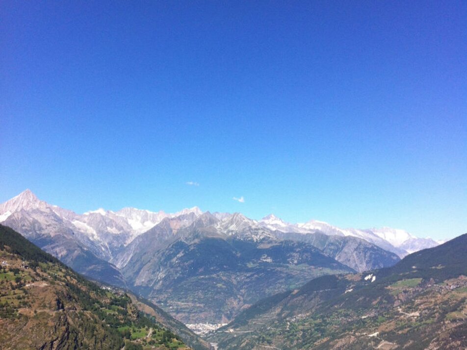 Ausblick vom Restaurant Hohtschuggen | © Restaurant Hohtschuggen